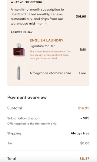 scentbird trial checkout 1684768702 1684768702