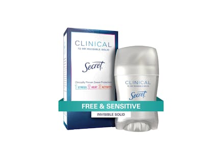 2 Secret Clinical Deodorant