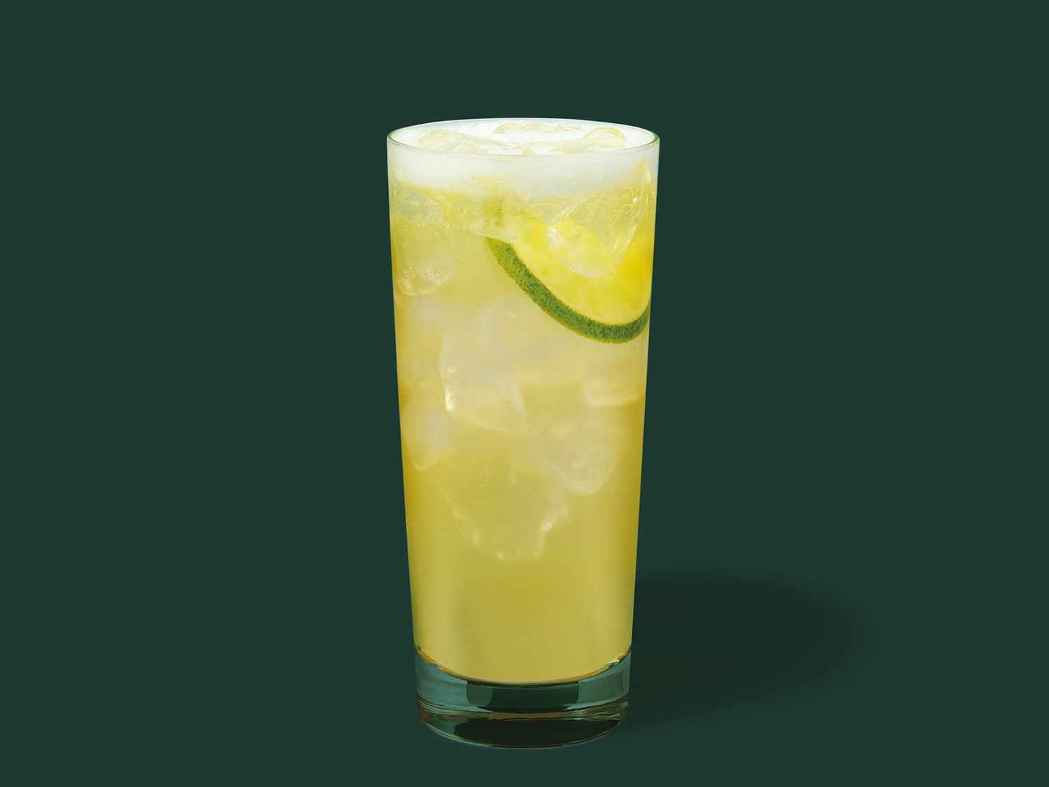 starbucks iced cool lime refresher drink