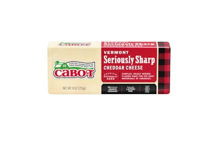 2 Cabot Cheese = $2 Each