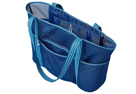 Tote Bag with Towel Straps