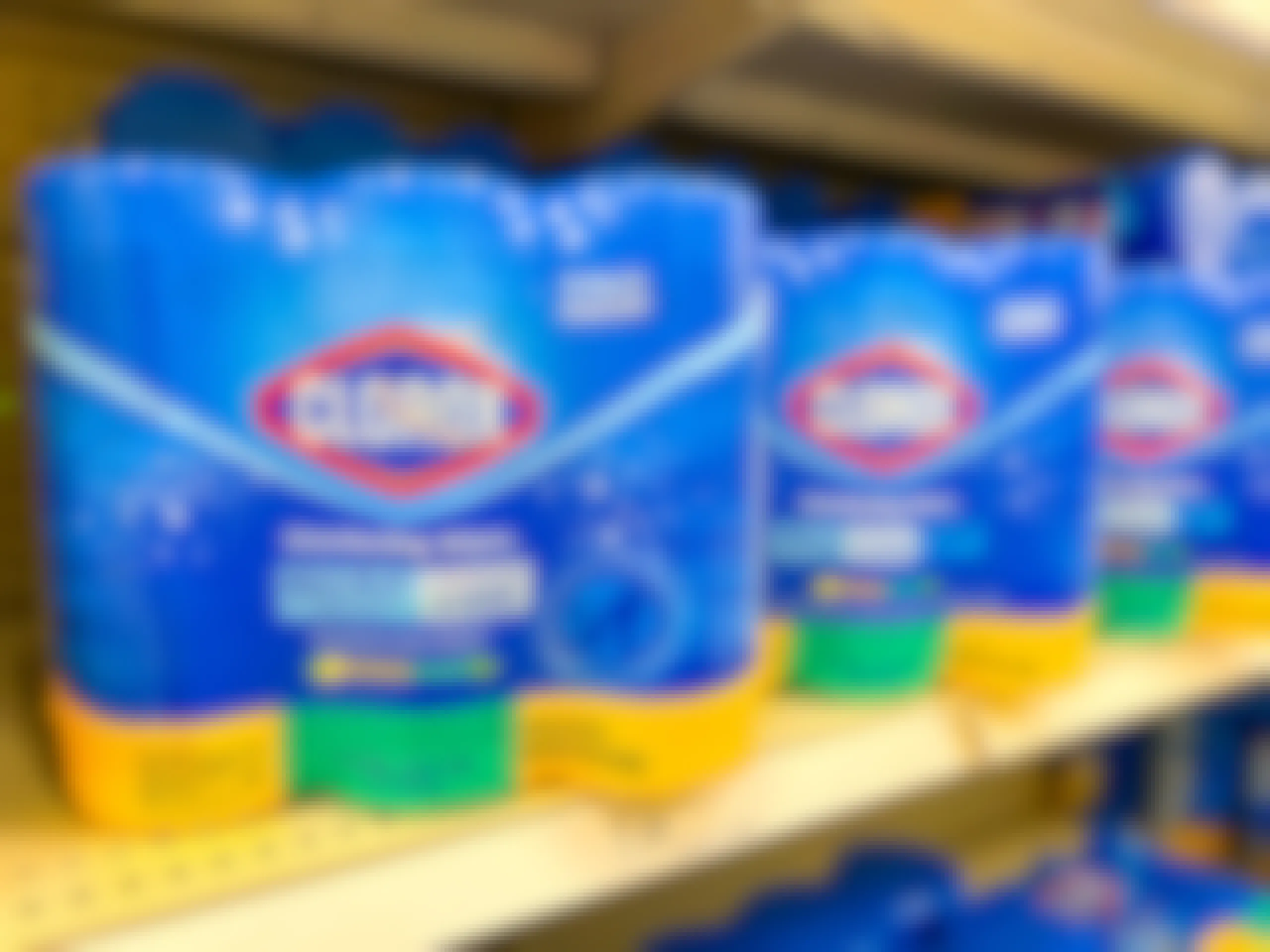 one 3-pack of Clorox disinfecting wipes on shelf