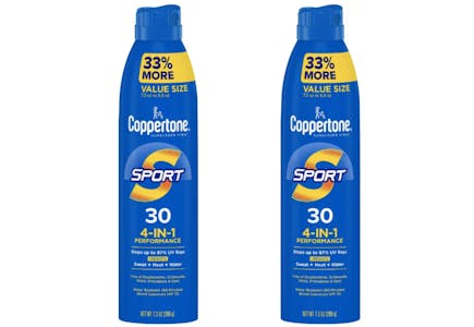 2 Coppertone Sprays = $5 Gift Card
