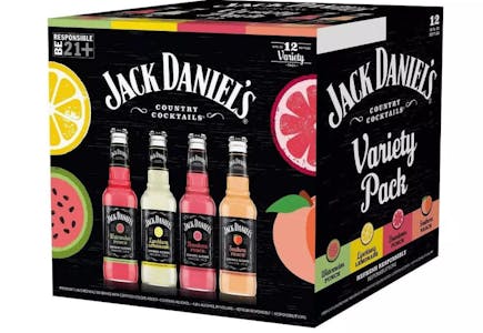 Jack Daniel's Country Cocktail Variety Pack, 12 ct