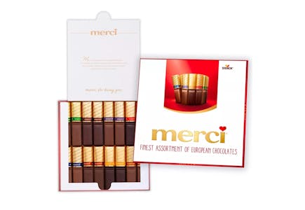 2 Merci Chocolate Candy Gift Boxes