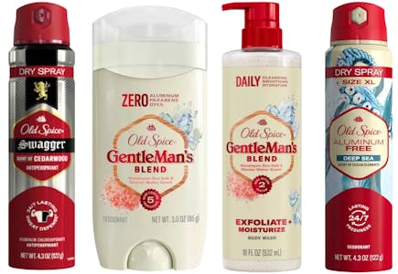 4 Old Spice Products