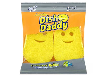 Scrub Daddy Dish Refills, 2 Pack