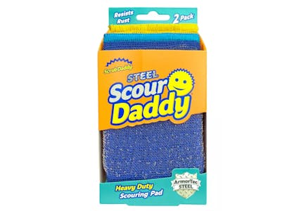 Scrub Daddy Heavy Duty Scouring Pad, 2 Count
