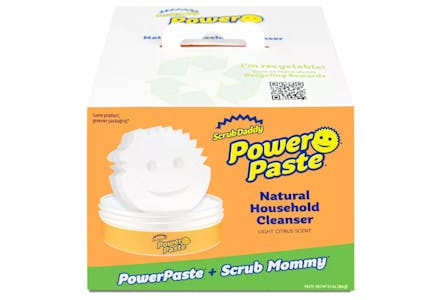 Scrub Daddy PowerPaste + Scrub Mommy Dye Free Sponge Cleaning Accessory