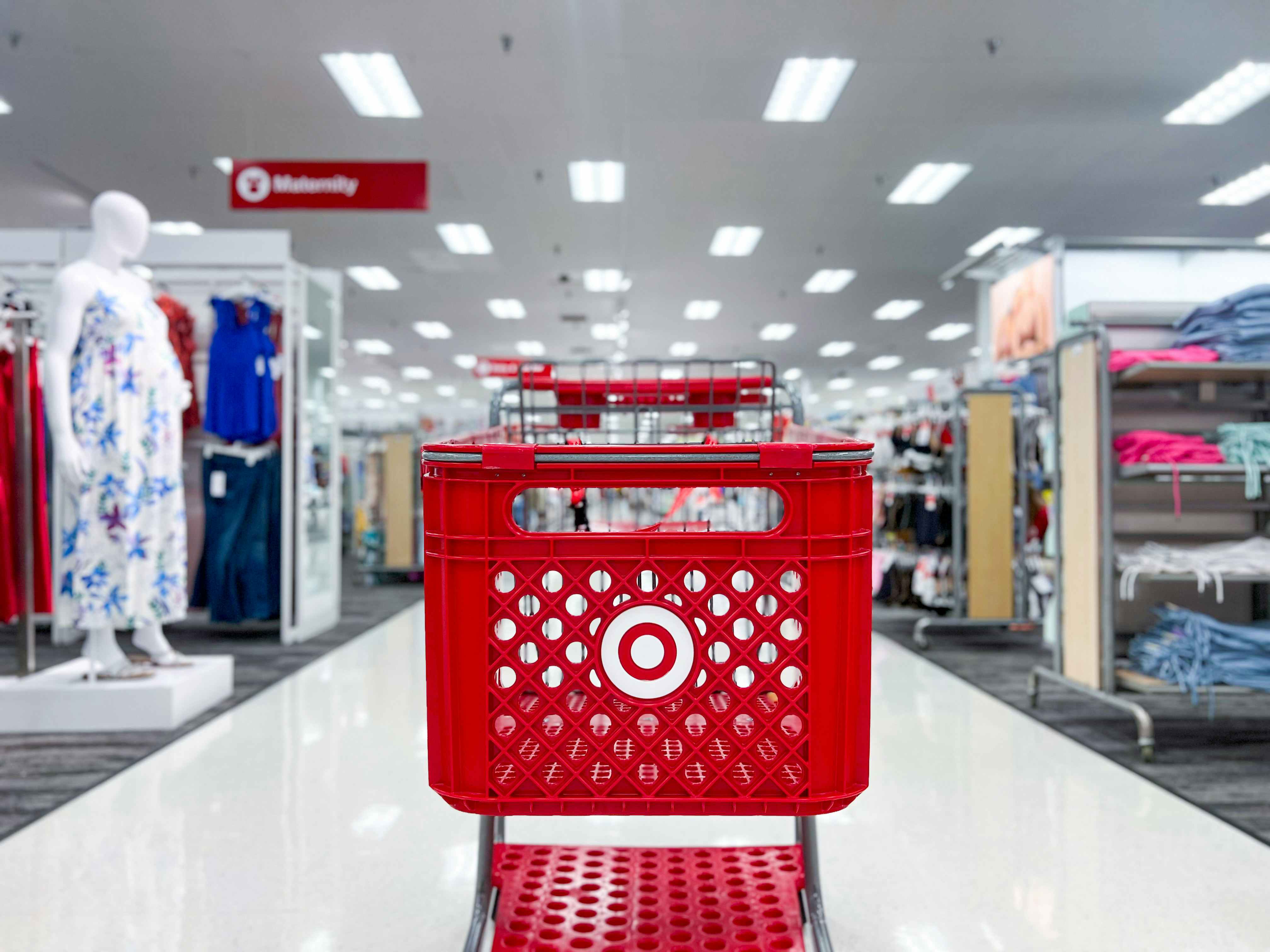 a target shopping cart