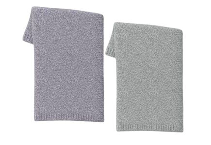 Cozy Knit Throw Blanket