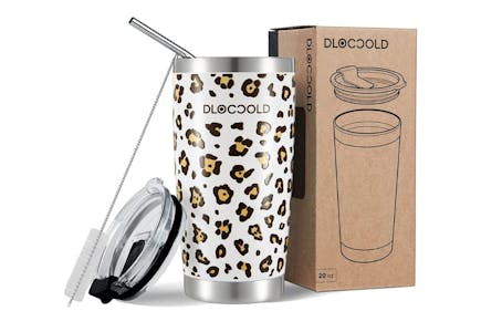 Tumbler w/ Lid and Straw