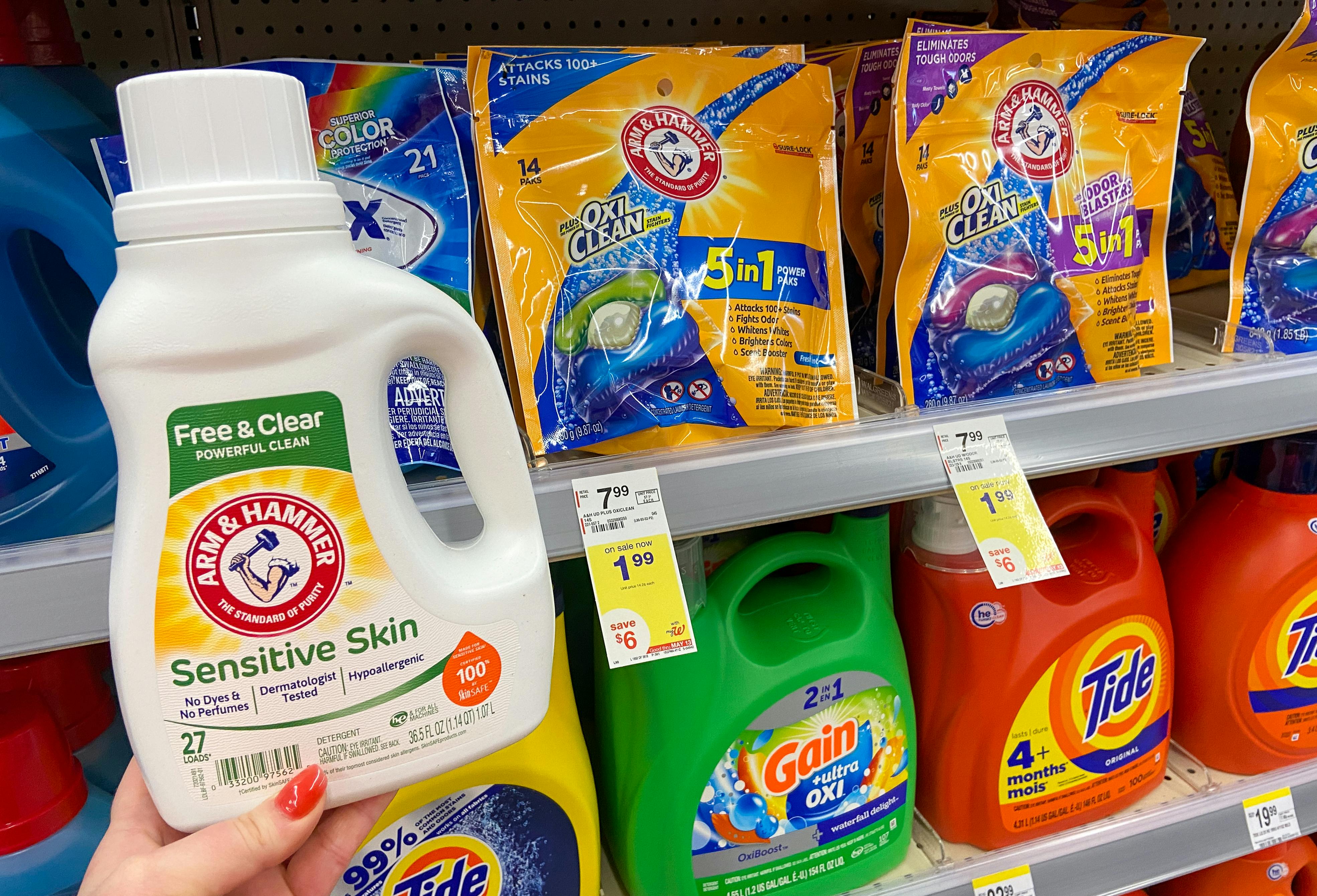 Arm & Hammer Laundry Detergent Is Just 1.99 at Walgreens — Stock Up