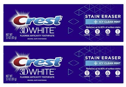 2 Crest Toothpaste + $3 Register Reward