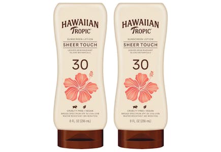 2 Hawaiian Tropic SPF 30