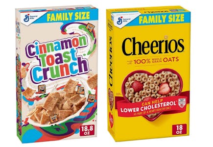 2 Family-Size Cereal