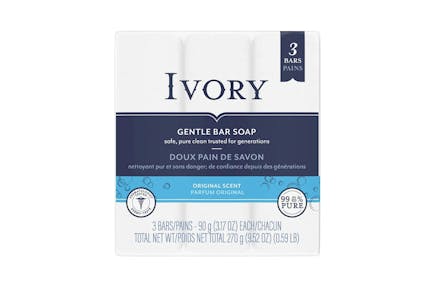 2 Ivory Soap 3-Packs + $4 Register Reward