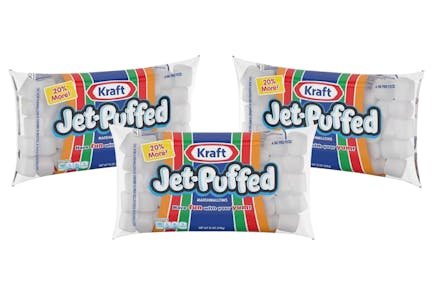 3 Jet Puffed Marshmallows