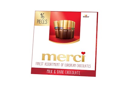 2 Boxes of Merci Chocolates