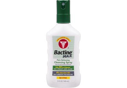 Walmart: Bactine Max Pain Relieving Cleansing Spray