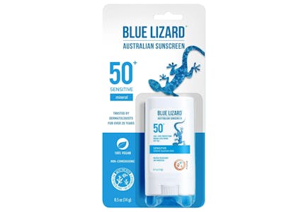 Blue Lizard Sunscreen Stick, 0.5 oz