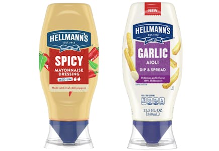 2 Hellmann's Bottles