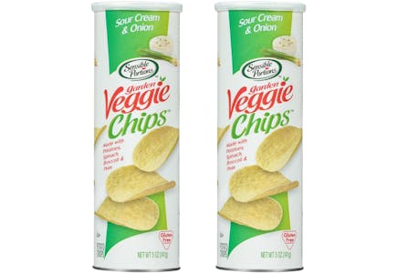 2 Sensible Portions Garden Veggie Chips, 5 oz