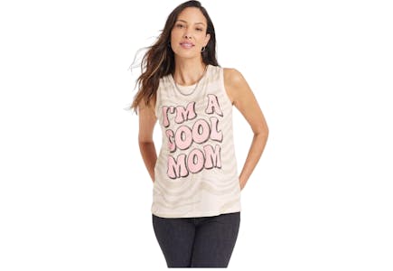 "I'm a Cool Mom" Graphic Tank Top