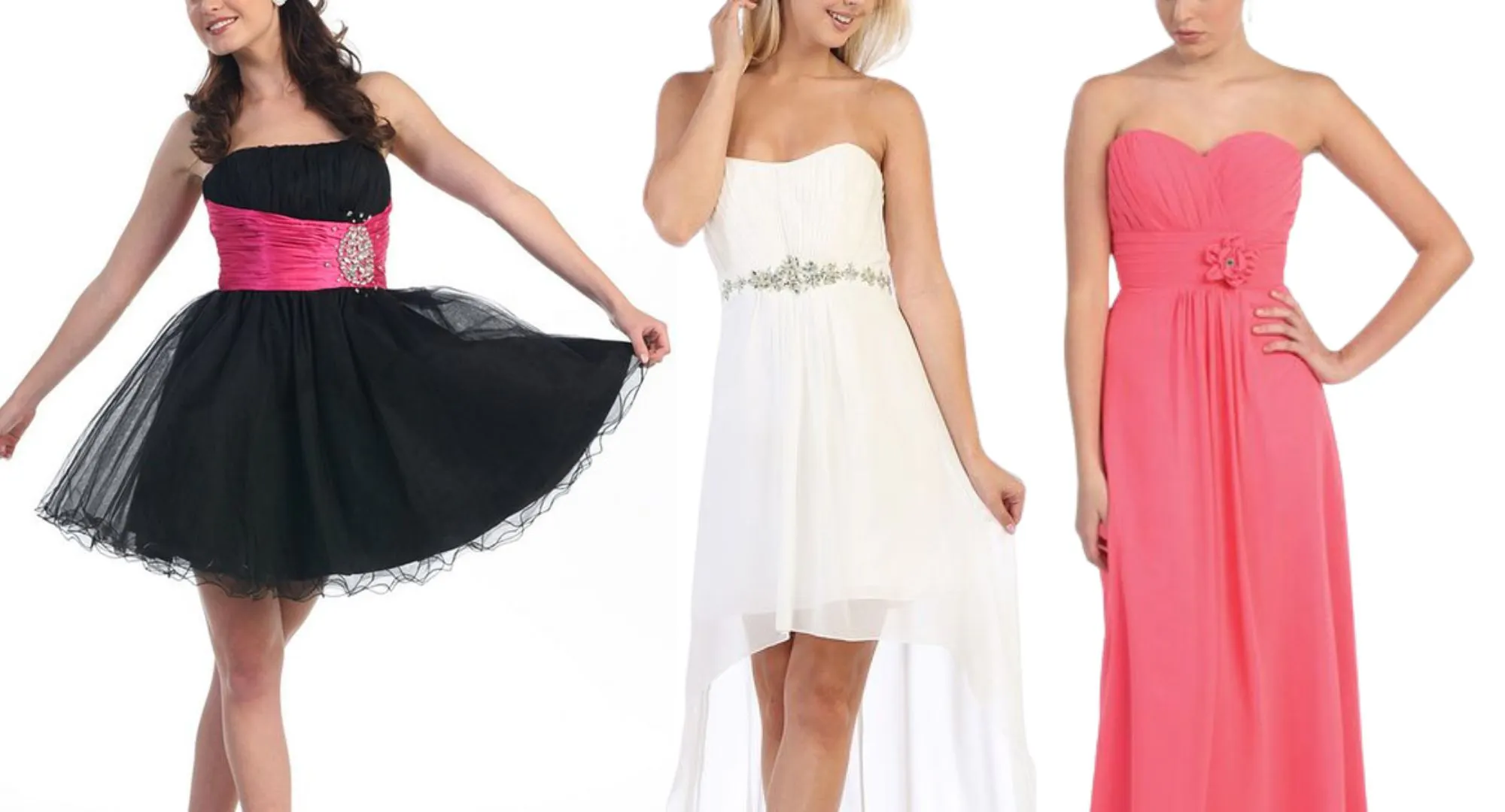black prom dress and date