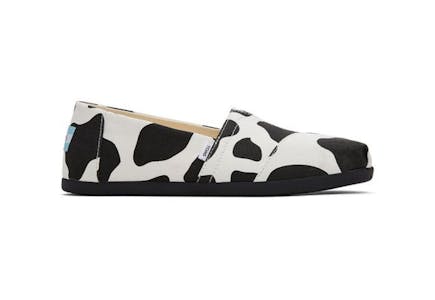 Cow Spot Alpargata Shoe