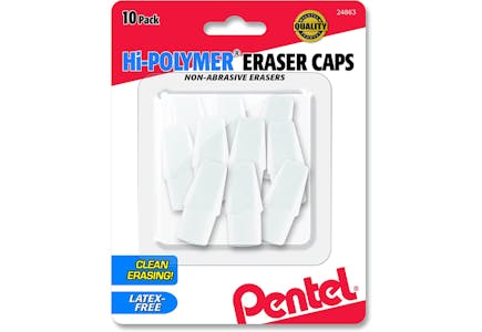 Pentel Eraser Cap 10-Pack
