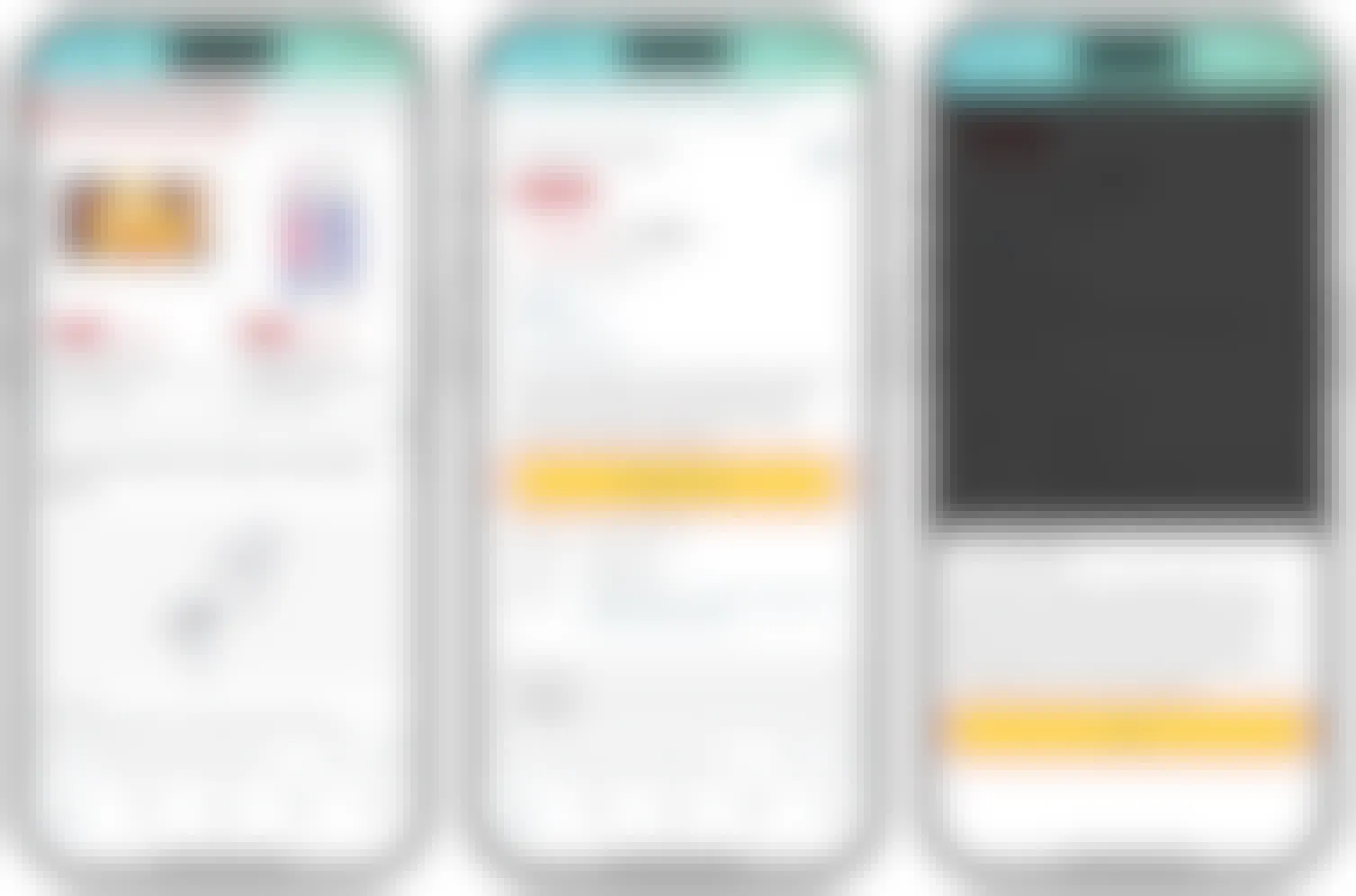 Three phones showing the steps to take in order to get an invitation to exclusive deals for Prime Day