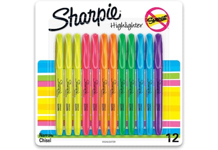 Sharpie Highlighters 12-Pack