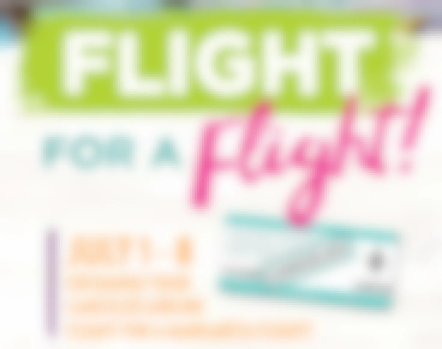 flight for a flight margarita graphic