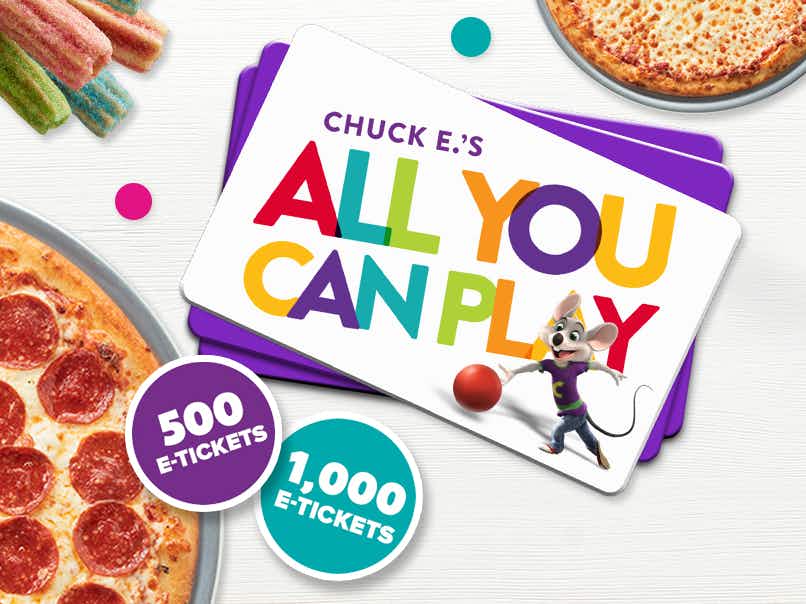 chuck e cheese all you can play rewards promo