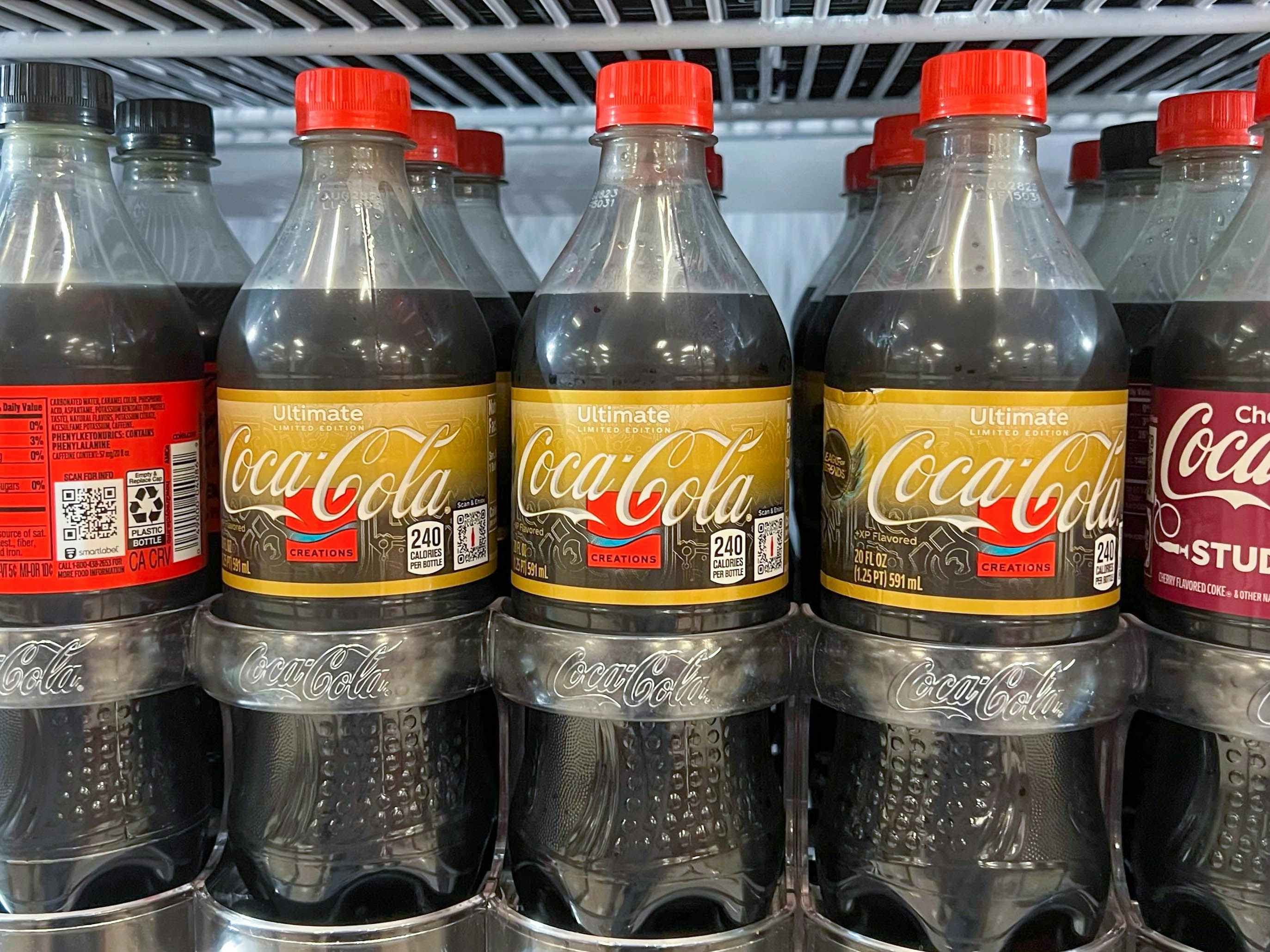 coca cola ultimate soda pop drink in store drink cooler