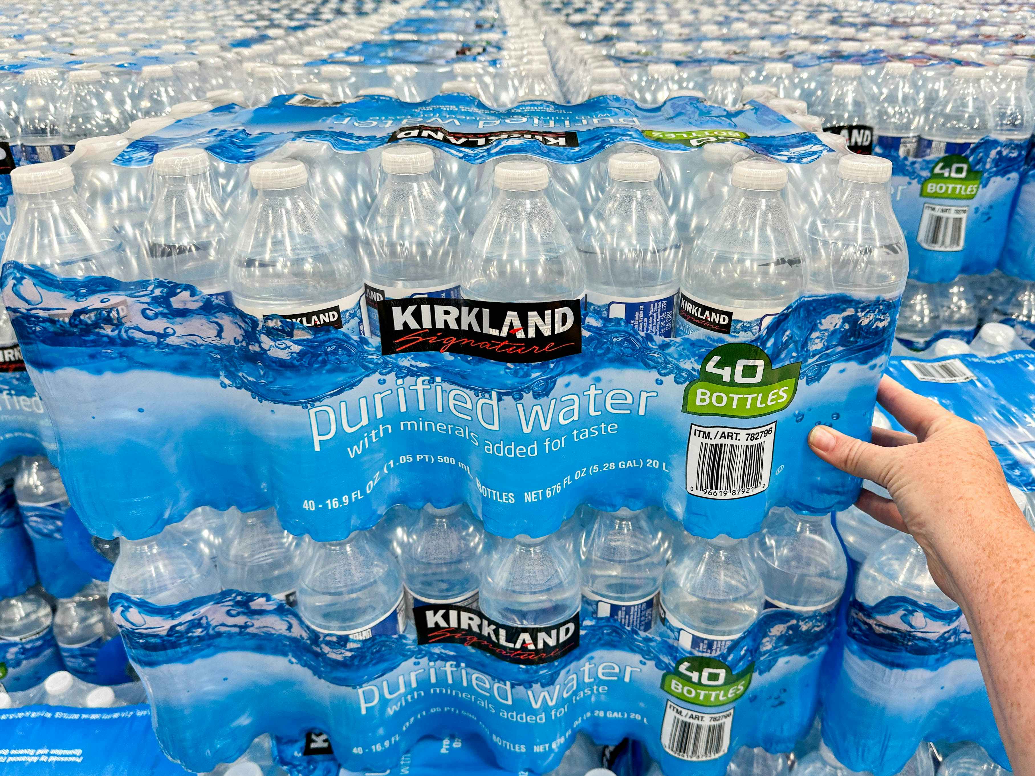 Meijer Purified Drinking Water Bottles 40 Pack, 16.9 oz