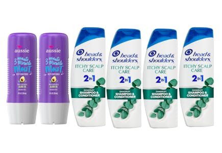 6 Aussie and Head & Shoulders Hair Care