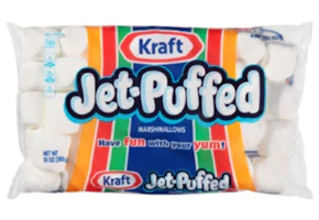 2 Jet-Puffed Marshmallows