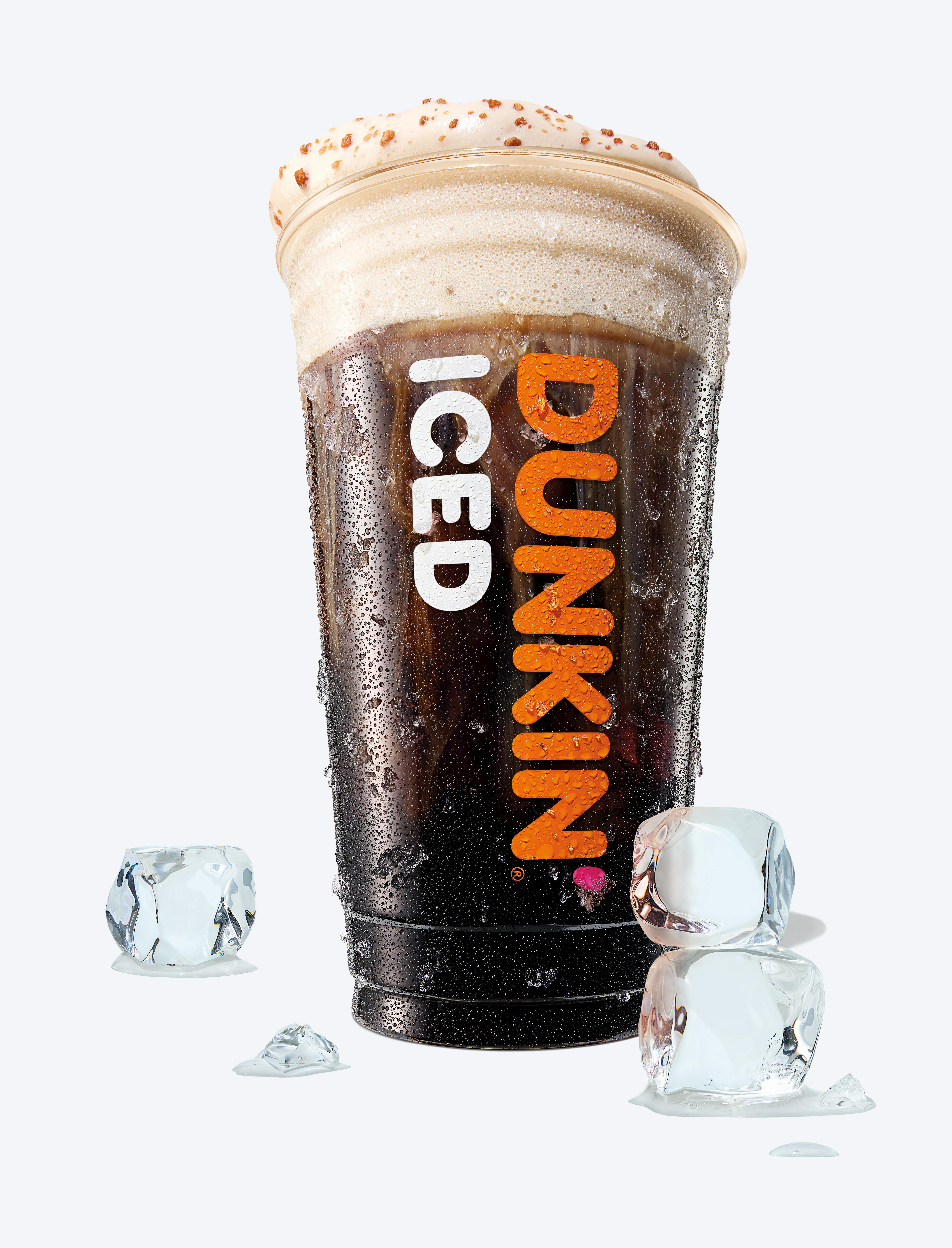 salted caramel cold brew from dunkin