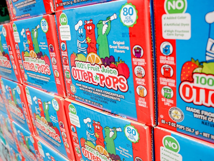 Otter Pops at store