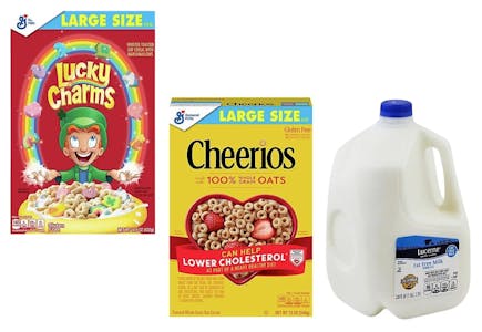 Free Milk WYB 4 Cereal Boxes or Granola Bars