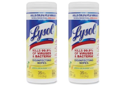 2 Lysol Wipes