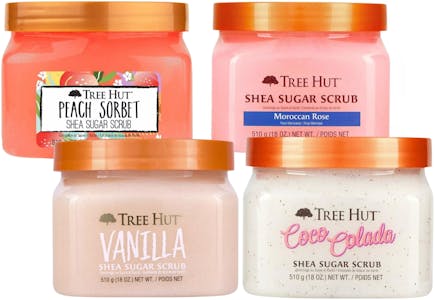 4 Tree Hut Sugar Scrubs