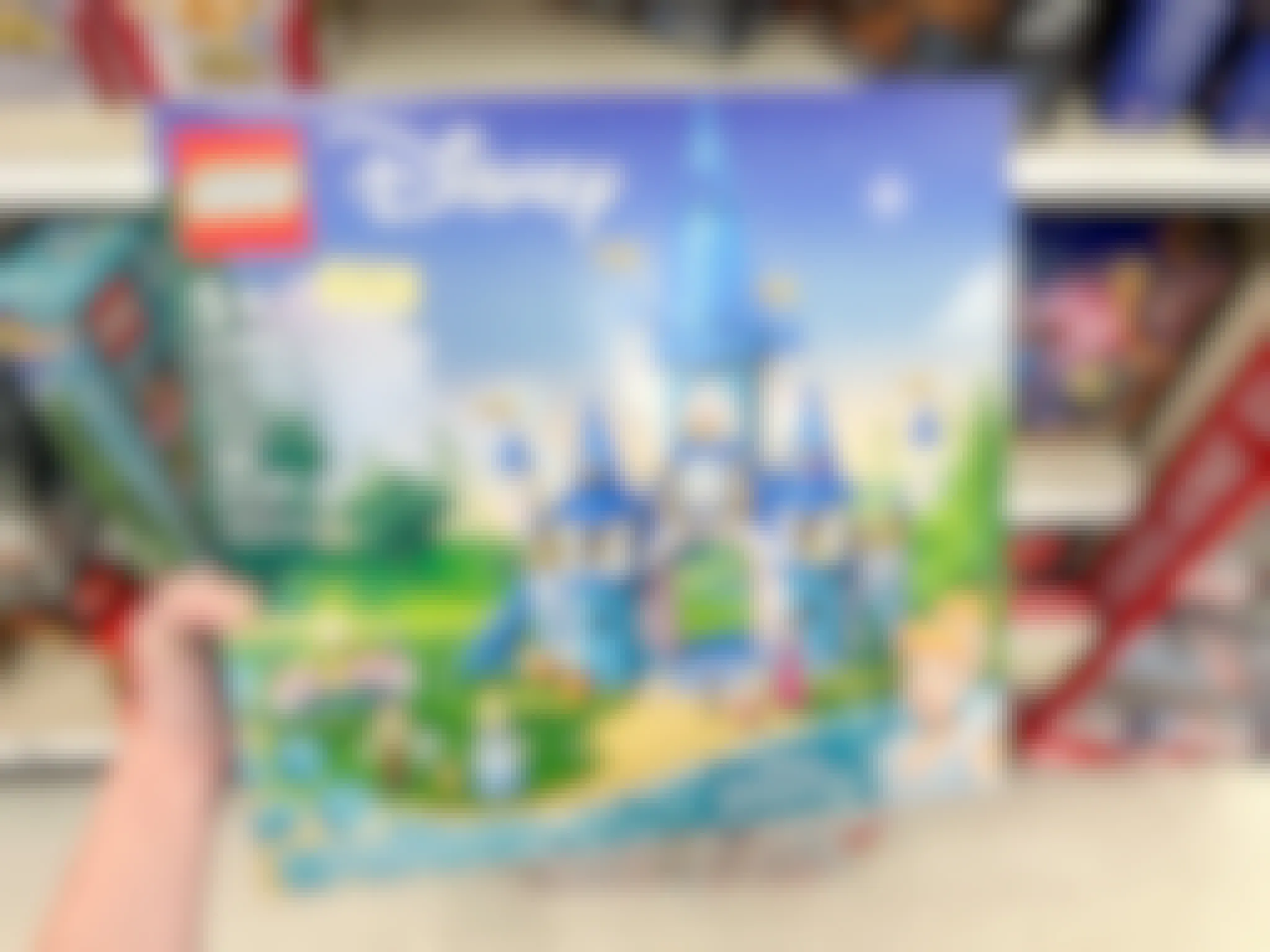 lego disney princess set with a clearance sticker at target