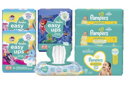 8 Pampers Products + P&G Rebate