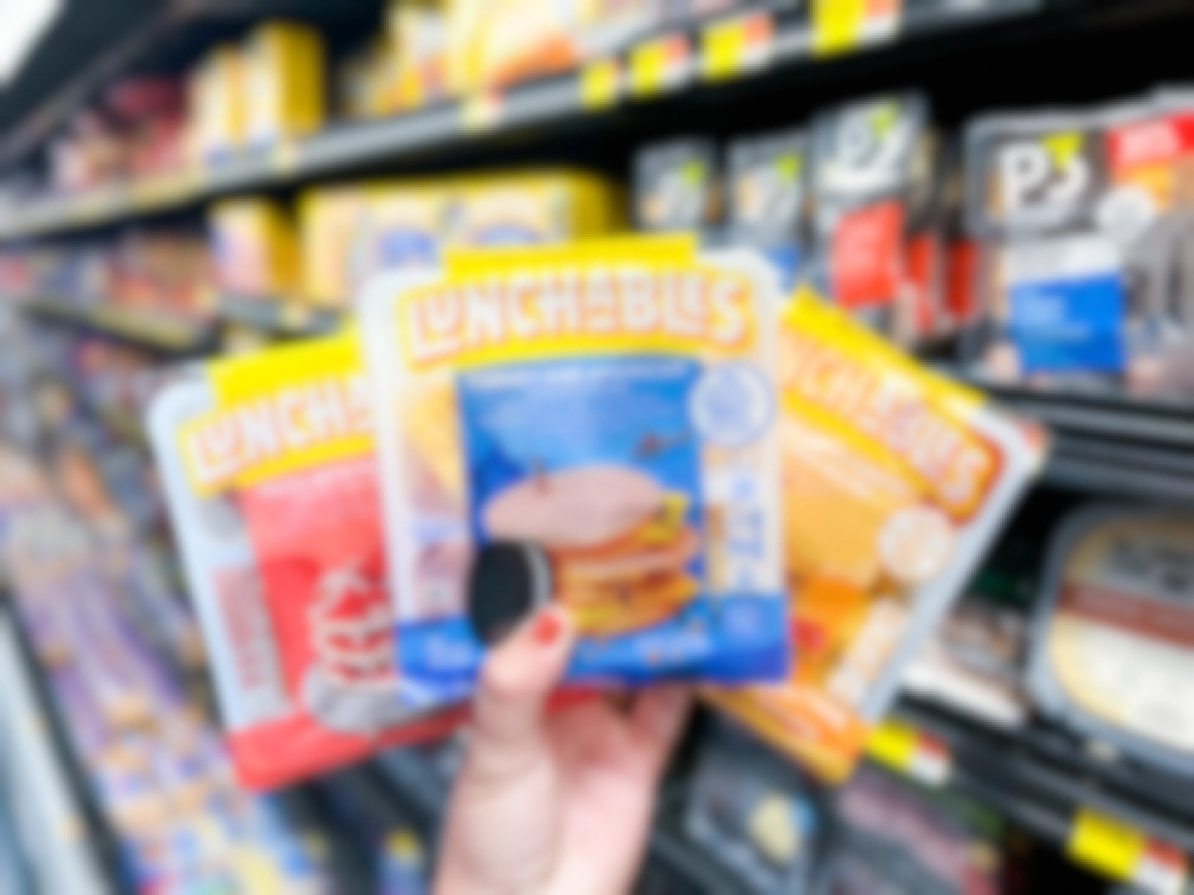 lunchables being held up in store 