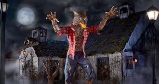 Werewolf halloween display