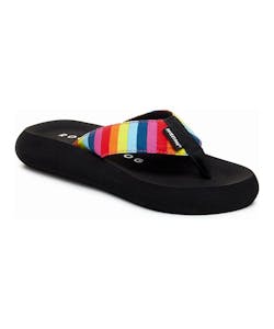 Rainbow Flip-Flops