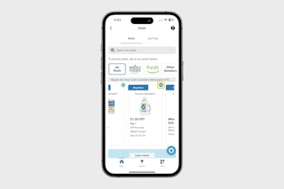 screenshot of amazon deals via the alexia app